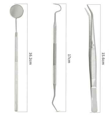 China Durable Dentists Pick High Quality Kit 3 Pcs Scaler Tool Oral Teeth Care Tools for sale