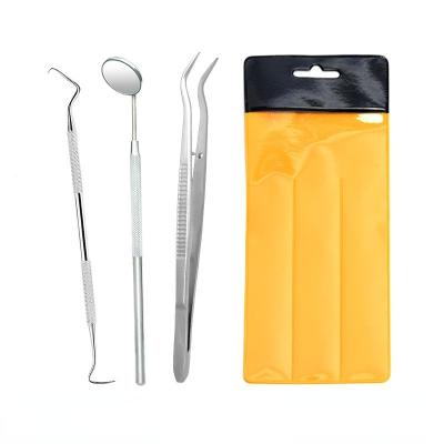 China Durable High Quality Scaler Kit 3 Pcs Oral Teeth Care Tools Dental Hygiene Kit for sale