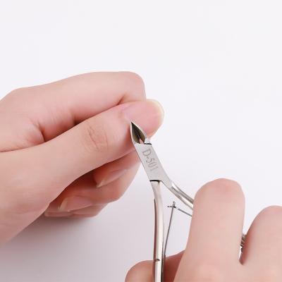 China Cuticle Pusher Remover Scissors Finger Care Manicure Nail Clippers Professional Dead Skin Tools Sliver Gold for sale