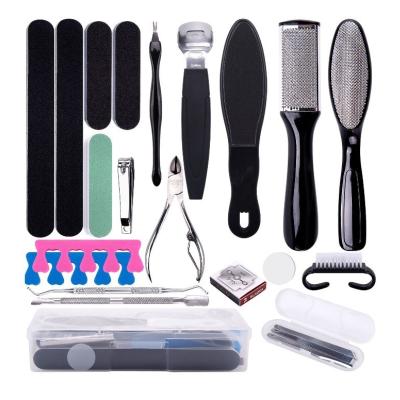 China Toe Nail Boots Wholesale 23 Toe In 1 Dead Pedicure Skin Remover Pedicure Tools Kit Professional Foot Callus Remover Pedicure Tools Kit for sale