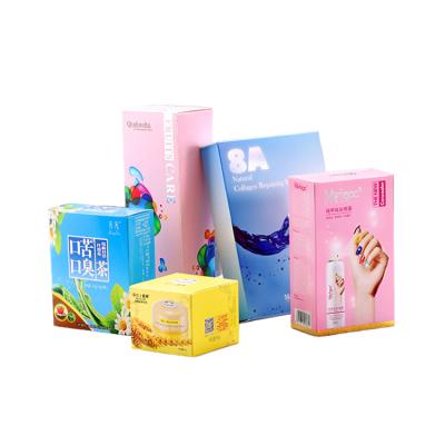 China Gold Stamping Box Medicine Biodegradable Custom Folding Pharmaceutical Paper Packaging Paper Box for sale