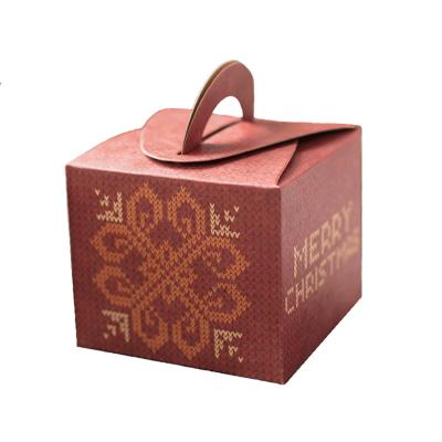 China Wholesale Customized Manufacturer Christmas Apple Candy Wrapping Paper Packaging Box Recyclable for sale