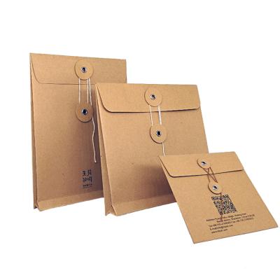 China Eco - Friendly Custom Printed Colorful Kraft Paper Envelope Bag for sale