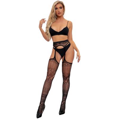 China Mesh Net Crotchless Stockings Diamond Garters Pantyhose Perspective Temptation of Hot Selling Women's Sexy Lingerie In-stock Sexy Mature Women's Lingerie for sale