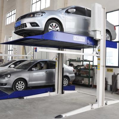 China Auto Hydraulic Car Parking Equipment Car Lift Parking Post 2 Parking Lift for sale