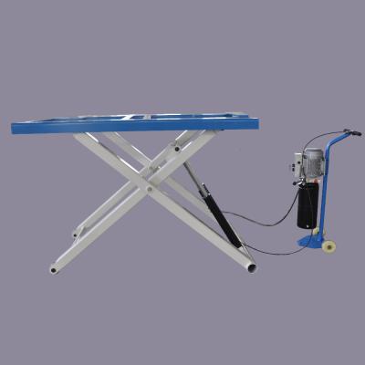 China Portable Car Repair Center Electric and Hydraulic Scissor Car Lift for sale