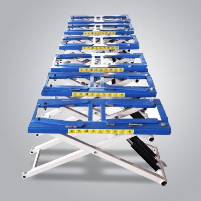 China Car Repair Maintenance Lifting Promotional CE Cheapest High Quality Portable Scissor Lift Mid Rise for sale