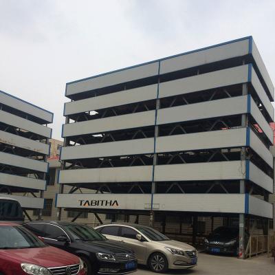 China Steel Floor Automated 2-6 Car Parking System for sale