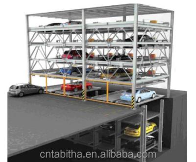 China Steel Underground Automatic Lifting Sliding Puzzle Car Parking System for sale