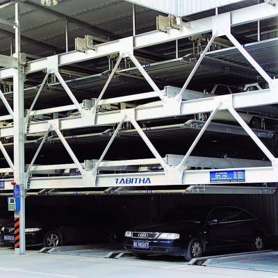 China 2 Or 3 Floor Puzzle Car Steel Automatic Lifting Sliding Parking System Supplier for sale