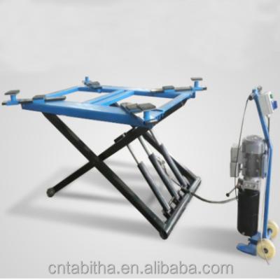 China Mobile Car Repair Center Car Scissor Lift Hydraulic Portable Scissor Car Lift for sale