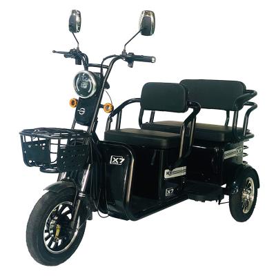 China Steel Passenger Tricycle Cargo Rickshaw 3 Wheels Three Wheels Motorcycle Tuk Tuk Tricycle For Adult for sale