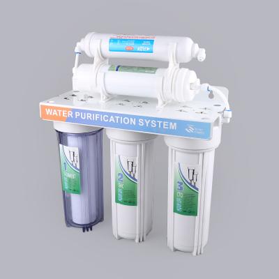 China Easy Operation 5 Stage Home Water Filter Reverse Osmosis Water Filter System Eco - Friendly for sale