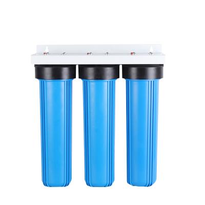 China Easy Operation 3 Stage Whole House Water Filter 20