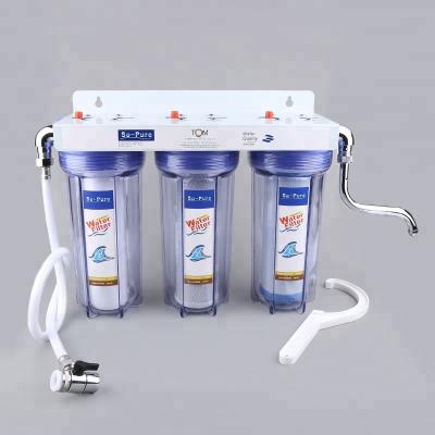 China 1-3Stage Water Purification System Water Purifier Household Prefiltration Three Stage Water Filter for sale