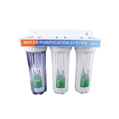 China Easy Operation 3 Stage Whole House Water Filter 10 Inch Under Sink Water Filter for sale