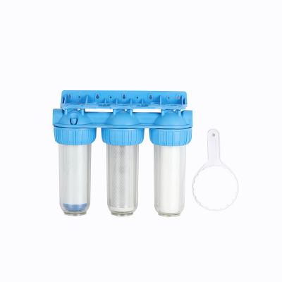 China Easy Operation Household Prefiltration Three Buck Water Filter 10