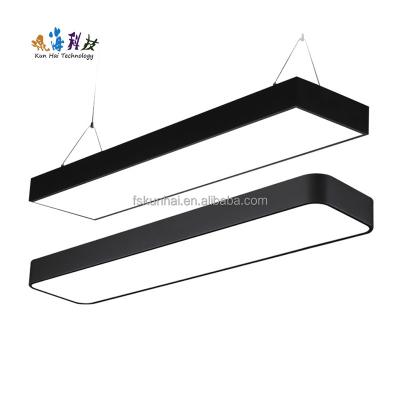 China Offices Led Desk Lamp Surface Mounted Rectangular Lamp And Freestanding Combo Ceiling Lamp KH-WJA002 for sale