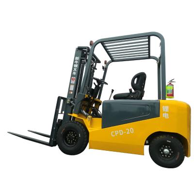 China South West States Hotels 3ton Electric Forklift Side Loader Forklift Walkie Stacker Forklift for sale