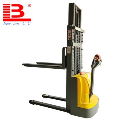 China Hotel Manufacturer Forklift Pallet Stacker Electric Pallet 1ton 3m Pallet Jack for sale