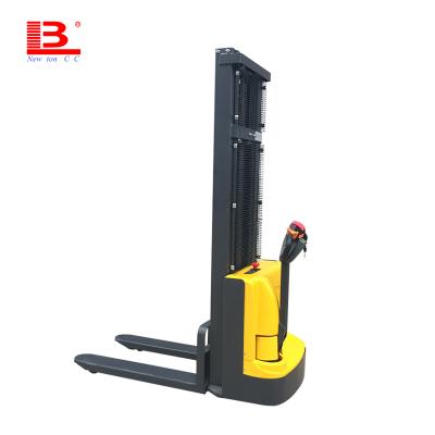 China New Hotels Newton Forklift 1ton 1.5ton Stacker Battery Stacker Electric Forklift for sale