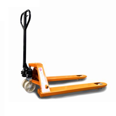 China 2T Pallet Jack High Lift Pallet Jack Narrow Pallet Truck 1150(1220)*160*50mm for sale