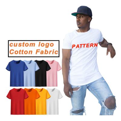 China Breathable Luxury Casual Summer Plus Size T Shirts For Men 60% Cotton 40% Polyester Mens White High End Sublimation T Shirts for sale