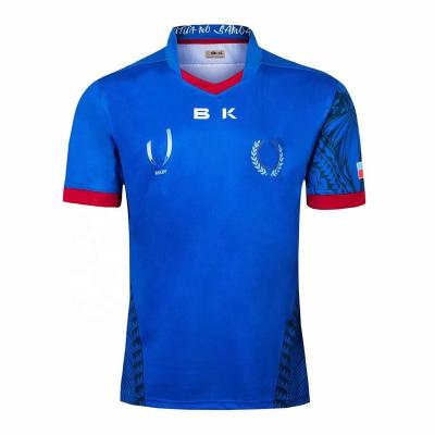 China Top Selling Custom High Quality Samoa Rugby Wear Rugby Jersey 2019/20 World Cup Quick Dry Tank Tops for sale