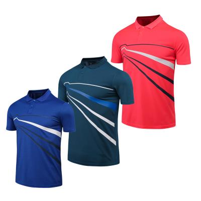 China Wholesale Breathable Gym Tee Mens Sports Blank Polo Shirt For Men Fitness Tee for sale