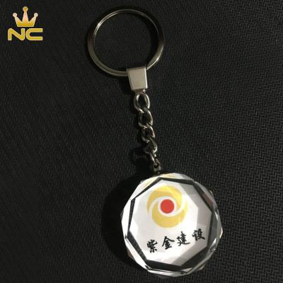 China China Custom Crystal Key Chain With Logo Crystal Key Rings Holder Custom for sale