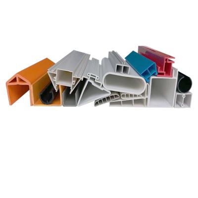 China Plastic Product Mold FULGOR Triangular PVC Extruded Rigid Profiles For Window Construction for sale