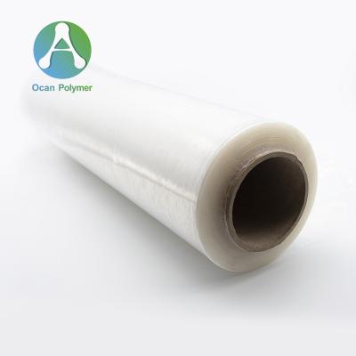 China Water Proof Wrapping Jumbo Stretch Film Roll Clear Pe Stretch Film for sale