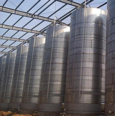 China 20T Beverage Factory Price Liquid Milk Storage Tank , Milk Silo for sale