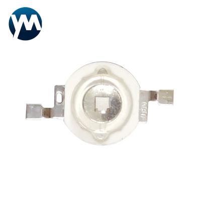 China UV LED SMD 3W Imitation Lumen Lamp Beads Silicone Lens High Power UV LED for sale