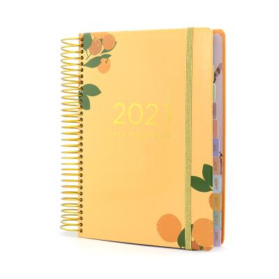 China School Notebook for Student Custom Printing A4 A5 Spiral Binding Daily Weekly Monthly Planner for sale