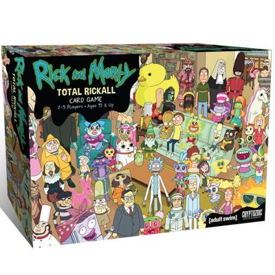 China Wholesale Non-Toxic Eco-friendly Cartoon Board Game For Kids Teenager Cluedo Adult Mystery Rick And Morty Card Game for sale