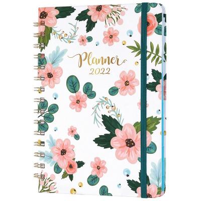 China Free Sample 2022 Designer A5 Personal To Do List Calendar Spiral Planner for sale