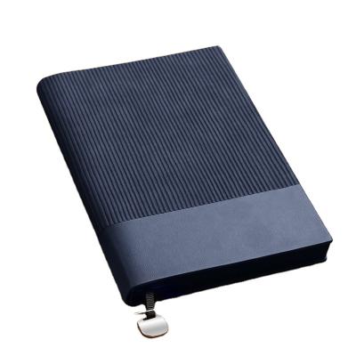 China OEM Luxury Leather Journal Printed A5 Size Blue Color For Business for sale