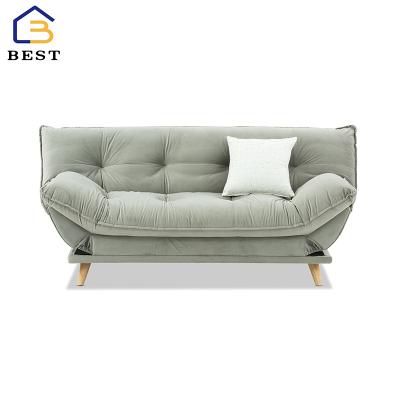 China (Other) Hot Selling Comfortable Gray Folding Fabric Sleeper Sofa Bed Furniture Sets Living Room Adjustable Sofa Bed for sale