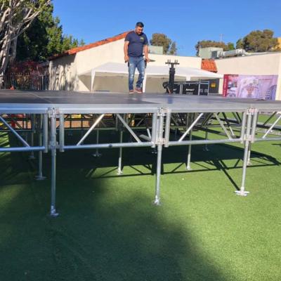 China Exhibition / Event / Concerts / 4x8feet Aluminum Portable Wedding Stage Platform For Outdoor Show for sale