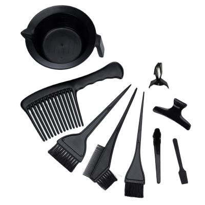 China Styling Barber Salon Barber Tools Professional Salon Hairdressing Hot Selling Baked Oil Highlighting Hair Dyeing 9 Pieces Hair Dye Set for sale