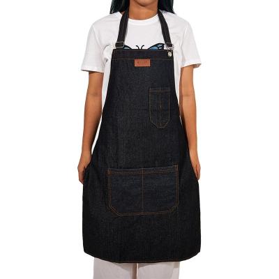 China Waterproof Heavy Duty Waxed Leather Barber Salon Beauty Tool Apron Barber Shop Canvas Hairdressing Cape PU Work Tool for sale