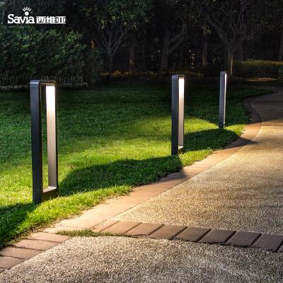 China Modern Aluminum Savia LED 7W IP54 Post Landscape Path Garden Bollard Spot Light Waterproof Outdoor Backyard Lawn Garden Lamp for sale