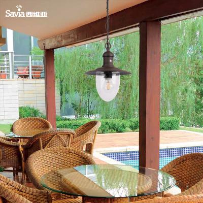 China Outdoor Indoor Hallway Aluminum Chandeliers/Balcony/Courtyard Vintage 220v Savia Ceiling Lamp Outdoor Pendant Lights for sale