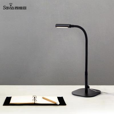 China Savia simple design flexible gooseneck flexible gooseneck aluminum table study lamp Nordic modern modern light 4W 3000K/5000K LED for sale