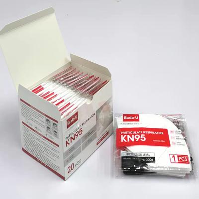 China Earloop KN95 Respirator Face Mask High Filtration Rate 95% 20Pcs Individual Package for sale