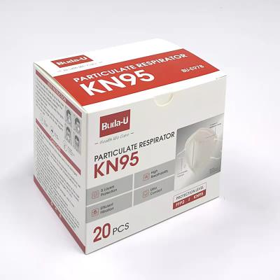 China Earloops die KN95-Ademhalingsapparaatmasker met 95%-Filtratieefficiency in reliëf maken Te koop