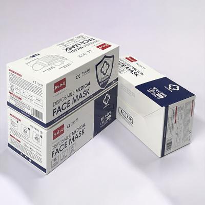 中国 CE Approved Disposable 3 Layer Mask EN14683 2019 Type II 販売のため