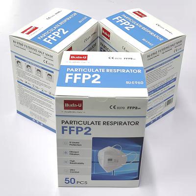 Chine Respirateur de masque protecteur de Buda-U FFP2, CE0370, règlement de PPE (UE) 2016/425, FFP2 noir et blanc filtrant le demi masque, FDA à vendre