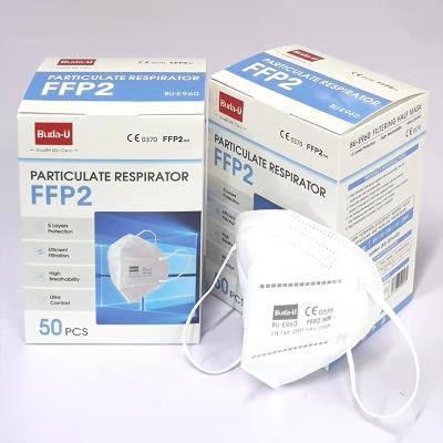 Chine Respirateur particulaire non-tissé jetable du masque protecteur FFP2 de norme d'UE FFP2 NR, avec CE0370 à vendre